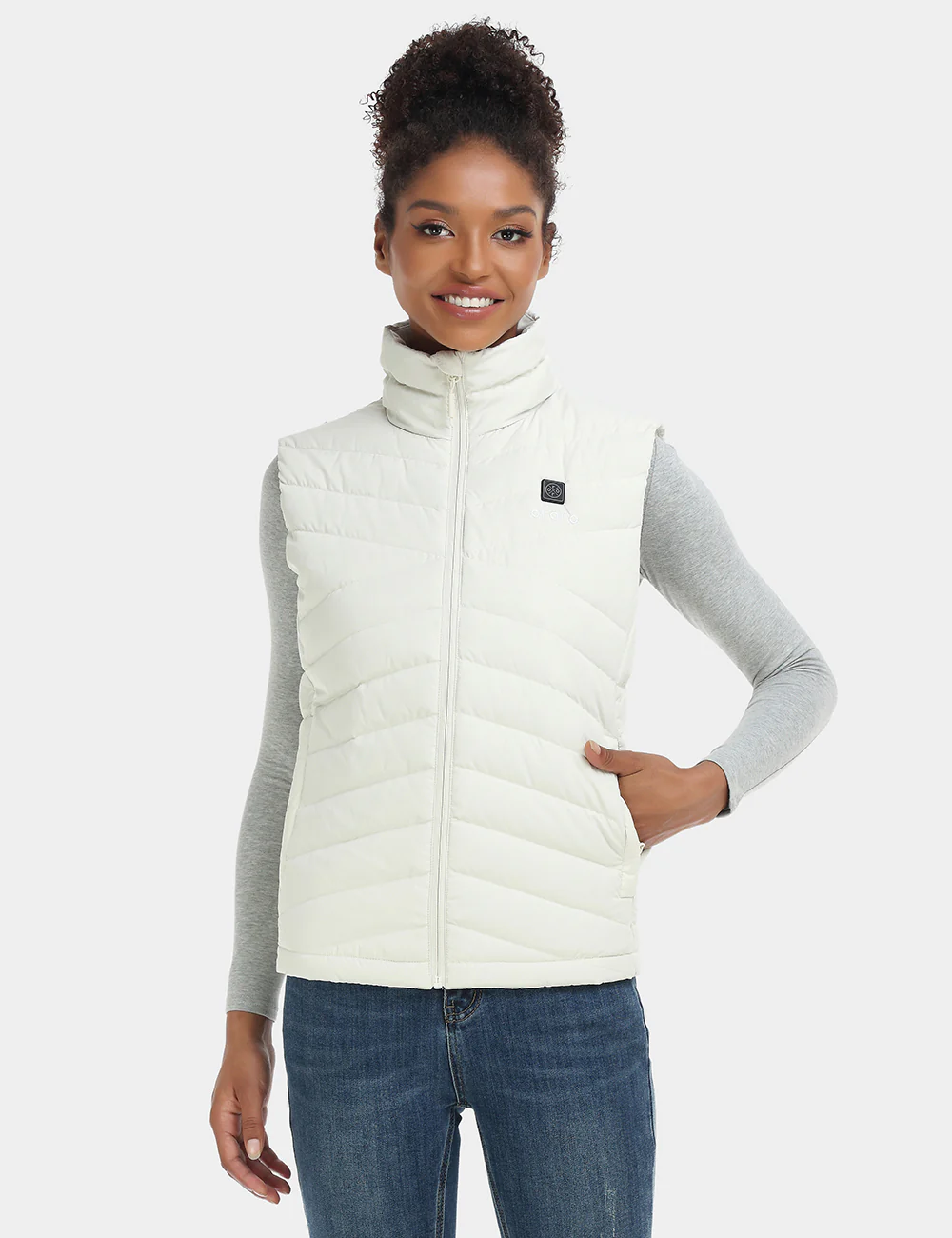 Women's Heated Lightweight Down Vest - Image 18
