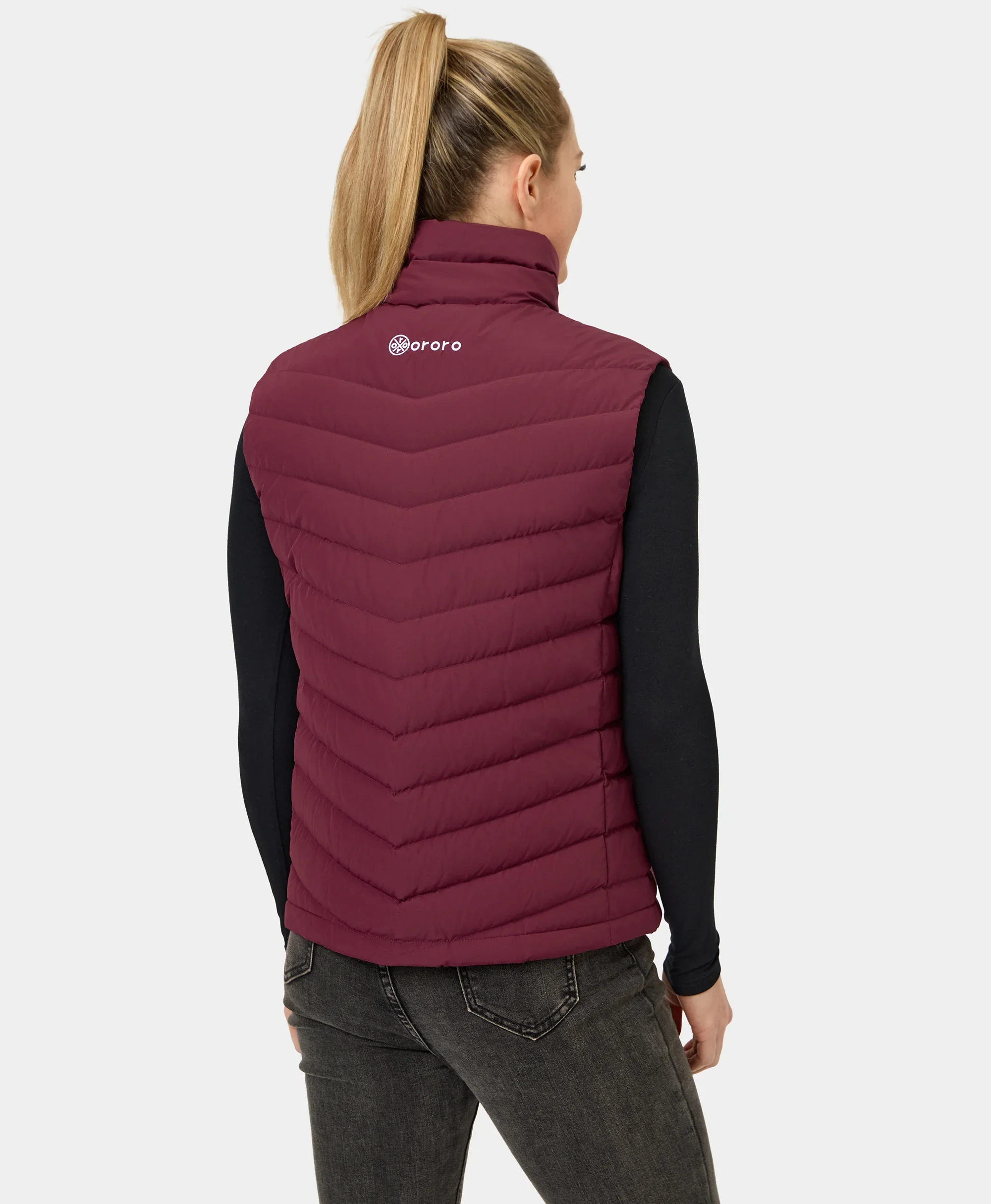 Women's Heated Lightweight Down Vest - Image 28