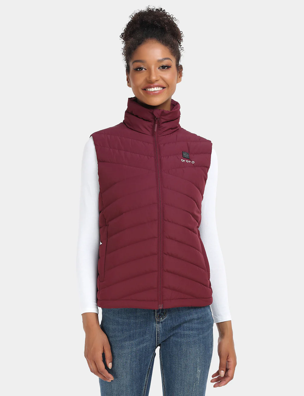 Women's Heated Lightweight Down Vest - Image 29