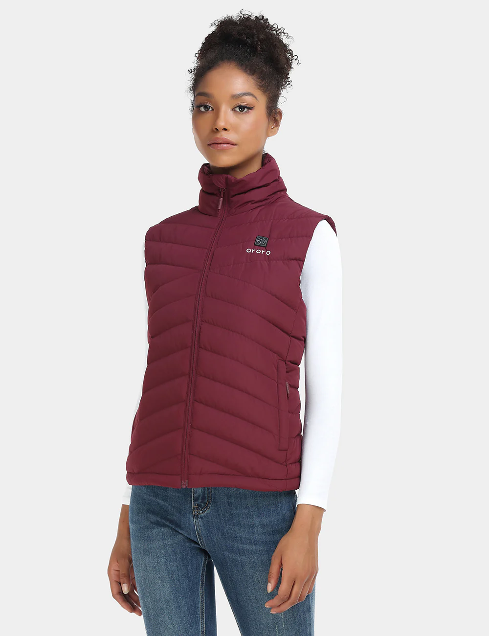 Women's Heated Lightweight Down Vest - Image 30