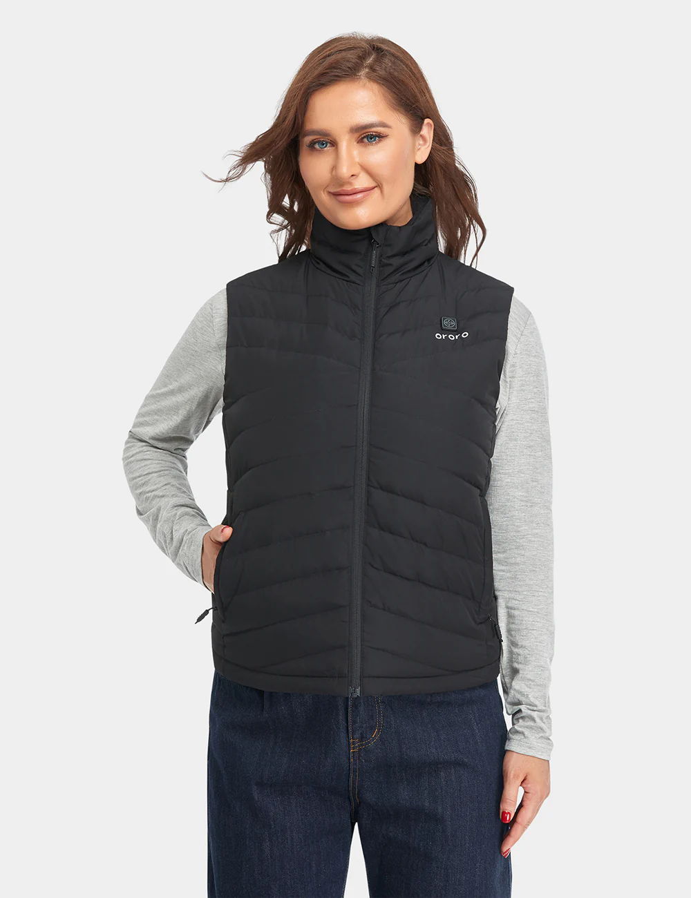 Women's Heated Lightweight Down Vest - Image 7