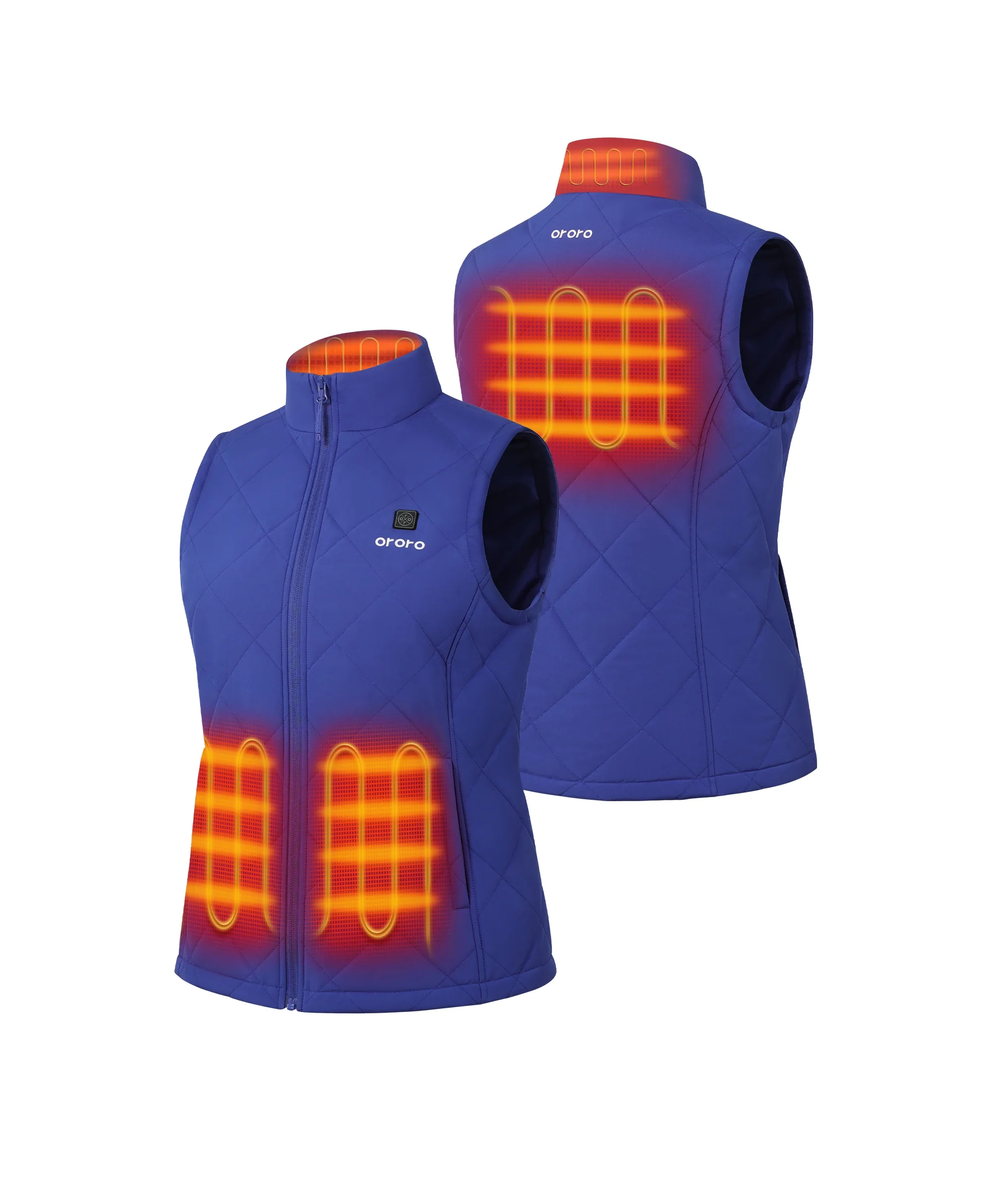 Women's Heated Quilted Vest - New Colors - Image 15