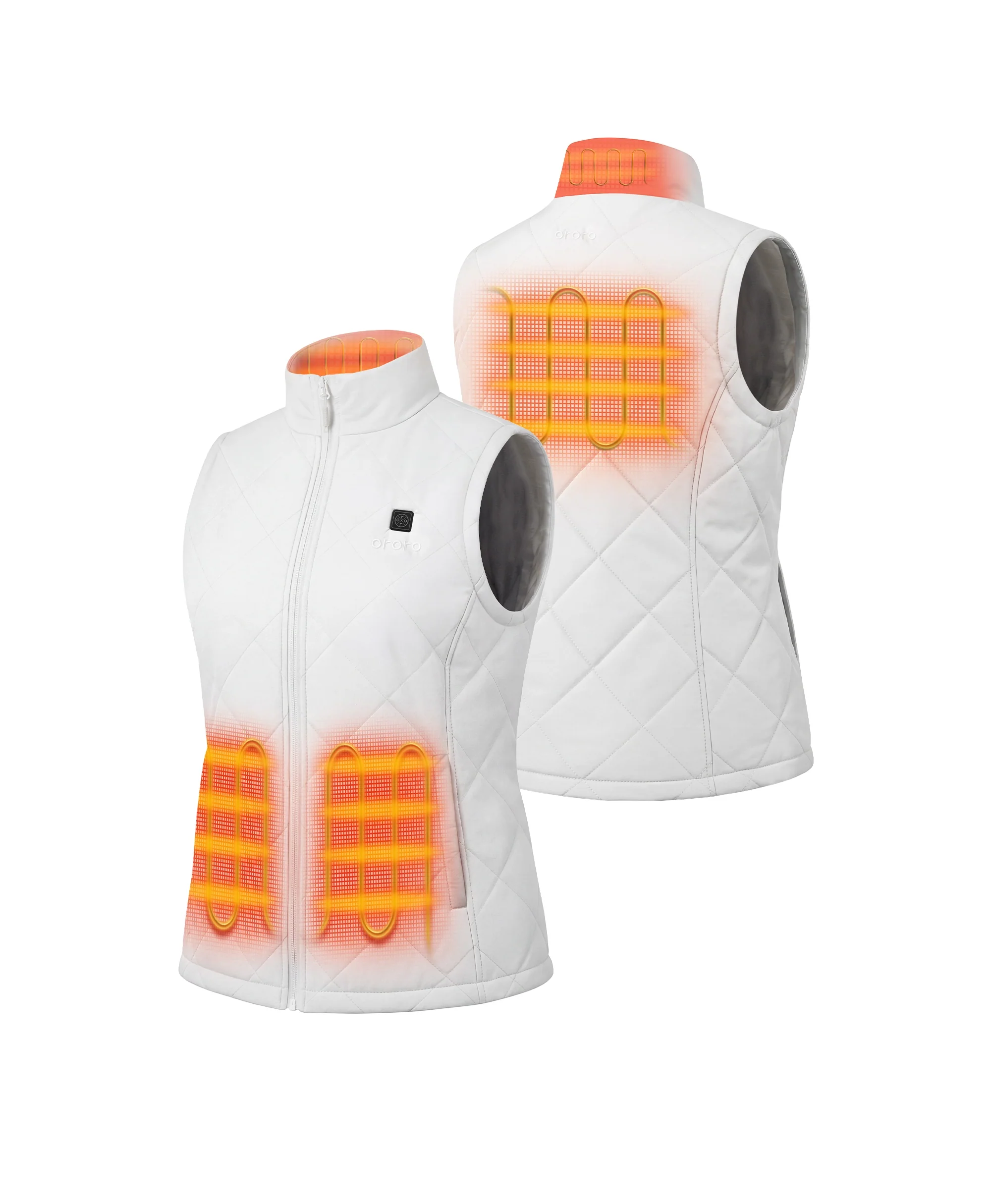 Women's Heated Quilted Vest - New Colors - Image 24
