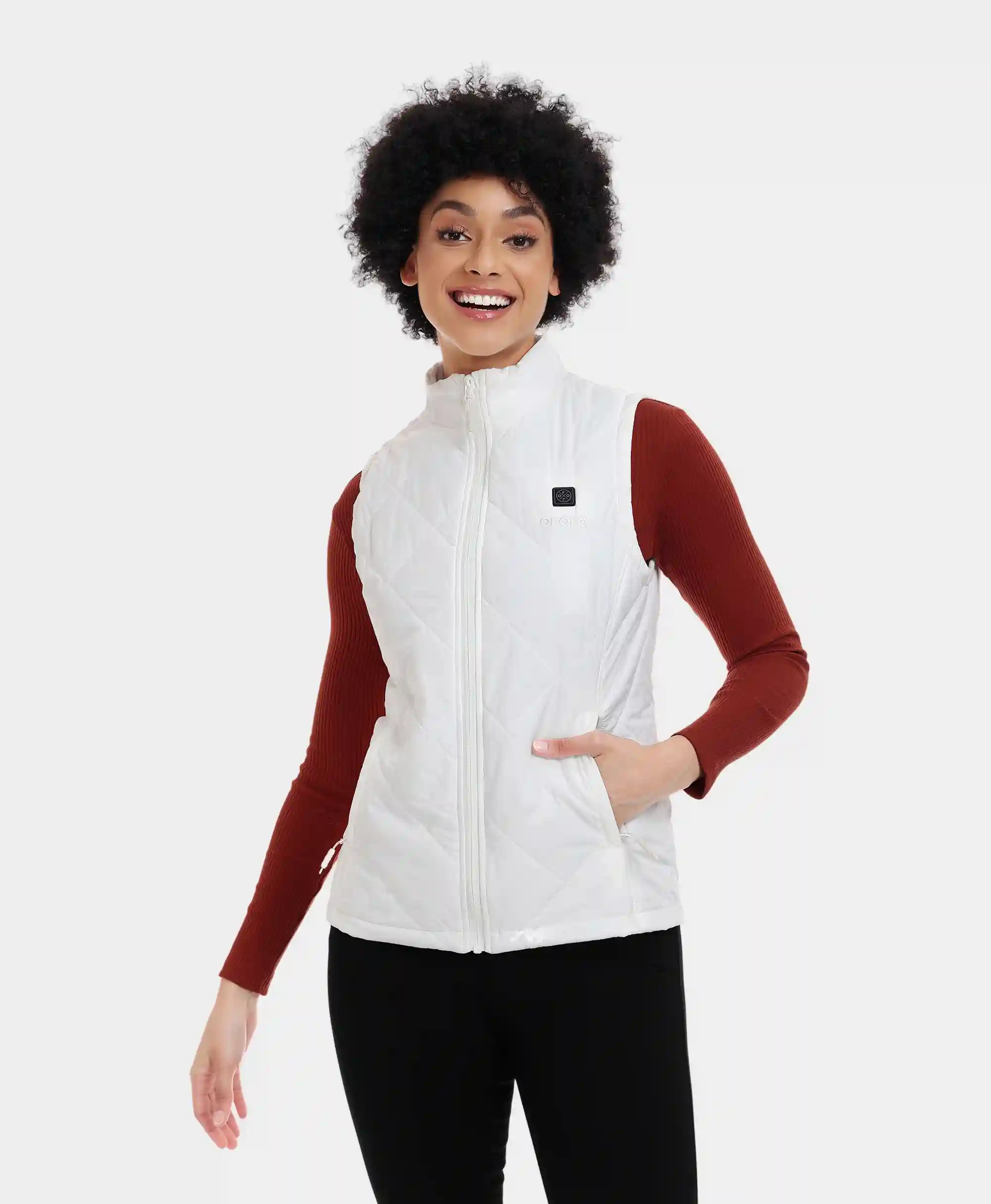 Women's Heated Quilted Vest - New Colors - Image 25