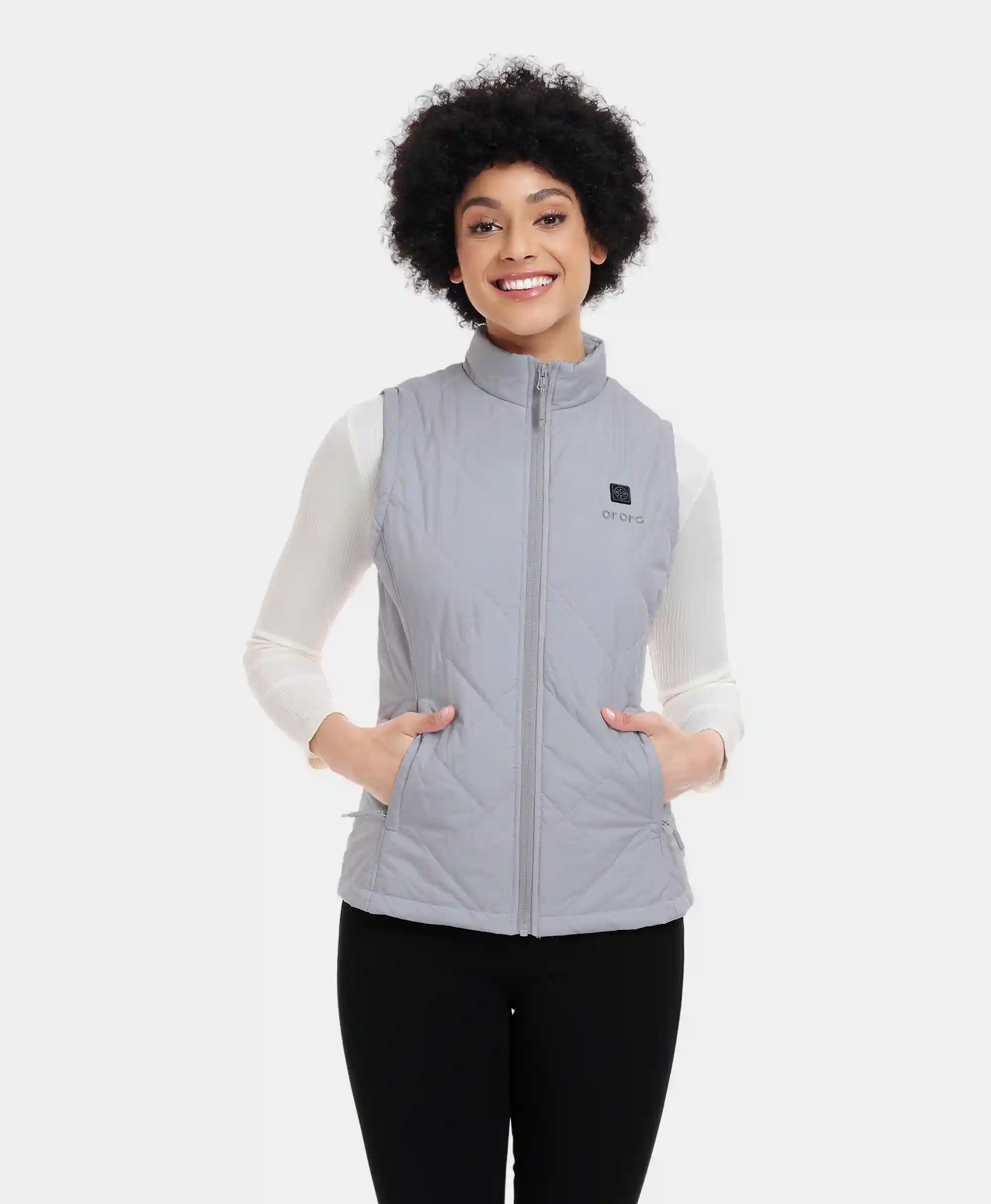 Women's Heated Quilted Vest - New Colors - Image 35